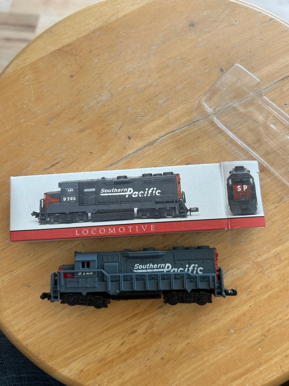 Southern Pacific Black Model Locomotive